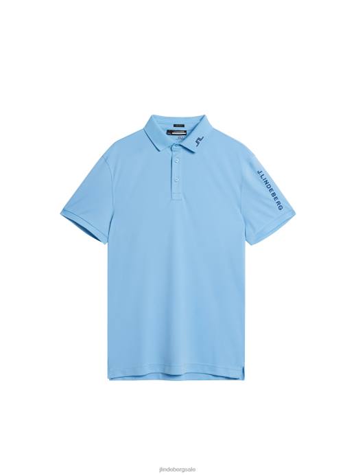 Men J.Lindeberg Little Boy Blue Tour Tech Polo Clothing 8R6258