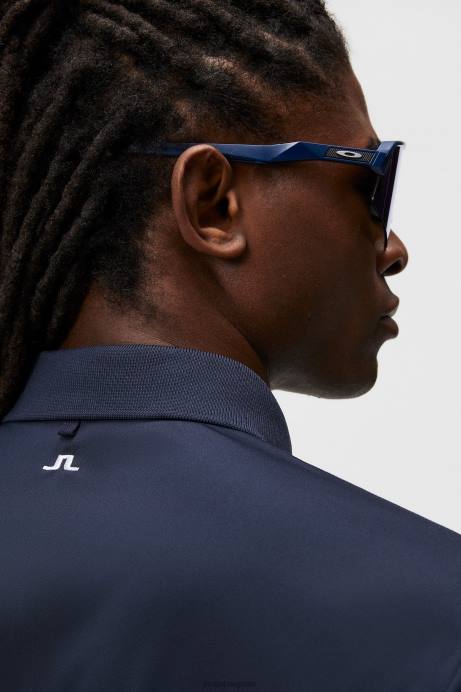 Men J.Lindeberg Navy Cornell Polo Clothing 8R6216