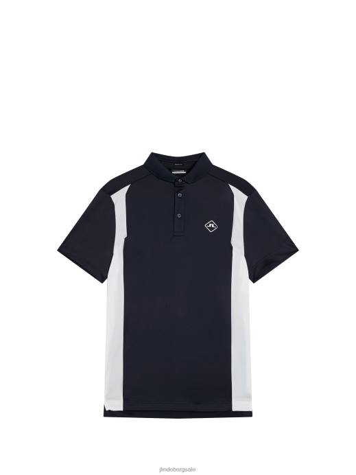Men J.Lindeberg Navy Freddy Polo Clothing 8R62327