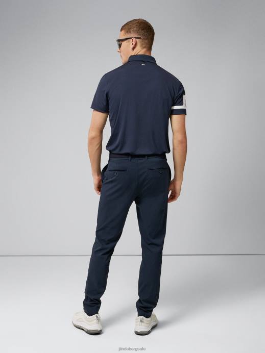 Men J.Lindeberg Navy Heath Golf Polo Clothing 8R62350