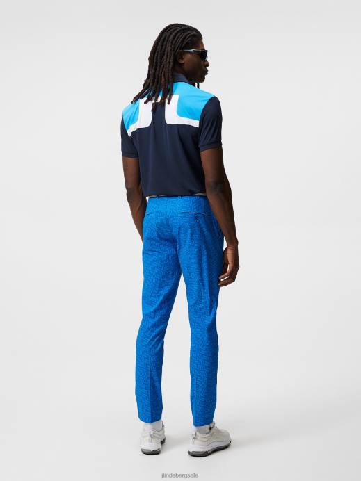 Men J.Lindeberg Navy Jeff Polo Clothing 8R62297