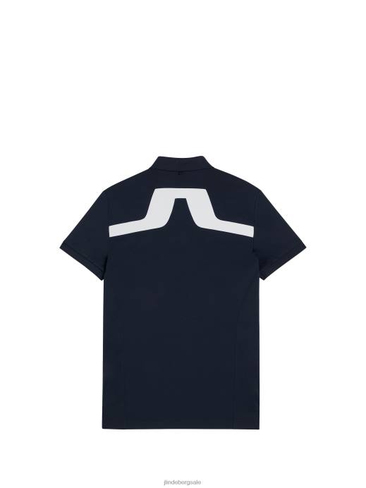 Men J.Lindeberg Navy Kv Polo Clothing 8R62283