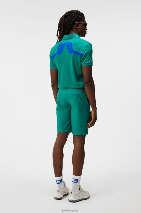 Men J.Lindeberg Proud Peacock Kv Polo Clothing 8R6278