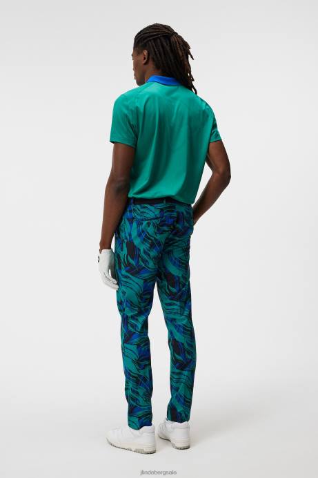 Men J.Lindeberg Proud Peacock Ross Polo Clothing 8R6246