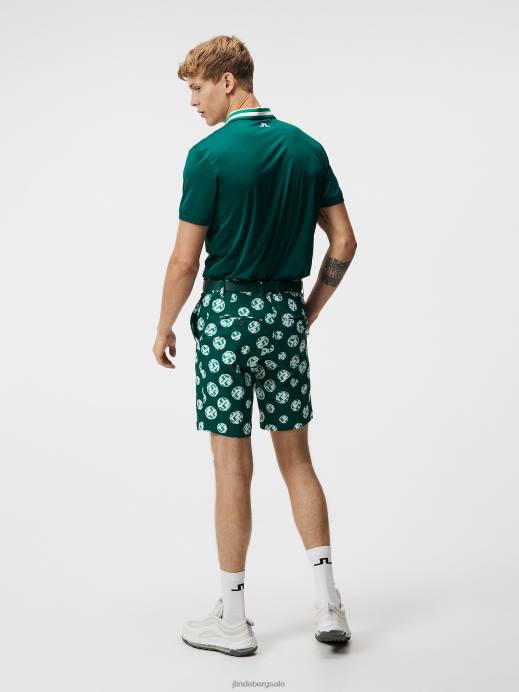 Men J.Lindeberg Rain Forest Ben Polo Clothing 8R62213