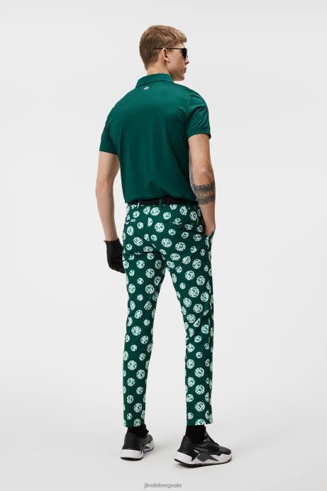 Men J.Lindeberg Rain Forest Freddy Polo Clothing 8R62326