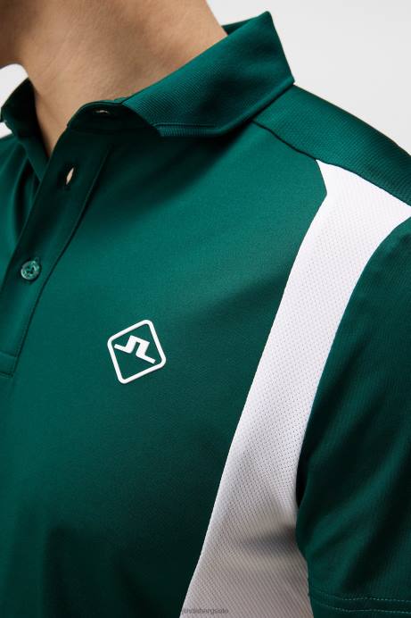 Men J.Lindeberg Rain Forest Freddy Polo Clothing 8R62326