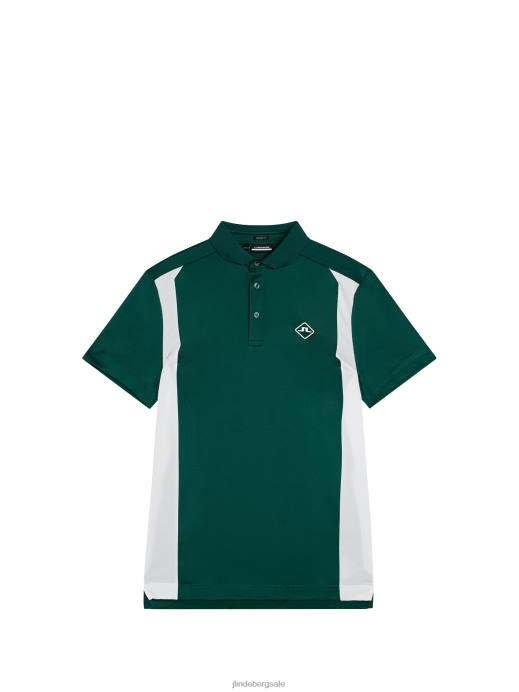 Men J.Lindeberg Rain Forest Freddy Polo Clothing 8R62326