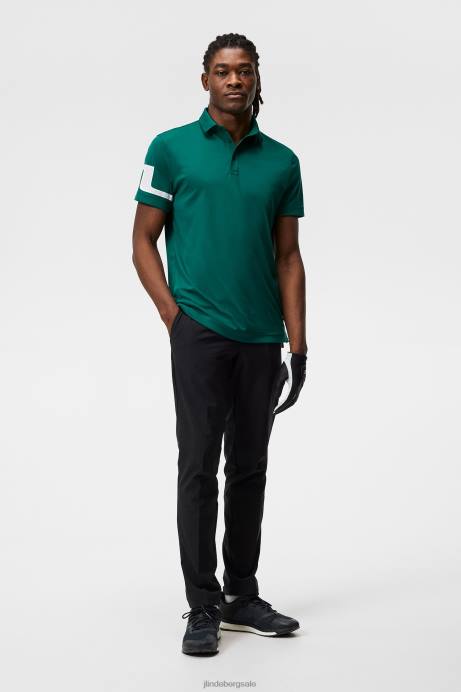 Men J.Lindeberg Rain Forest Heath Polo Clothing 8R62291