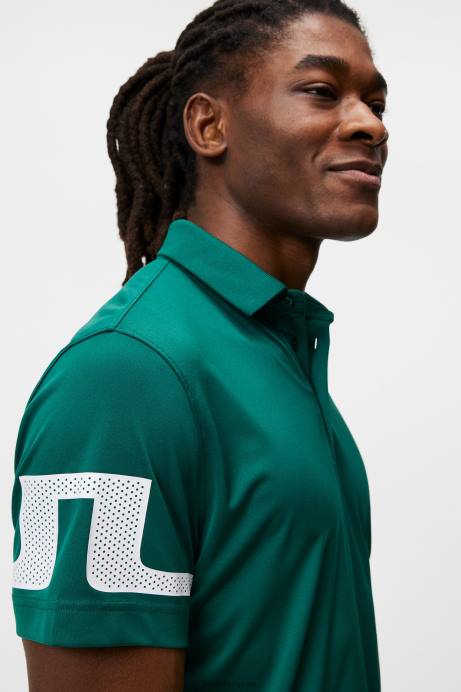 Men J.Lindeberg Rain Forest Heath Polo Clothing 8R62291