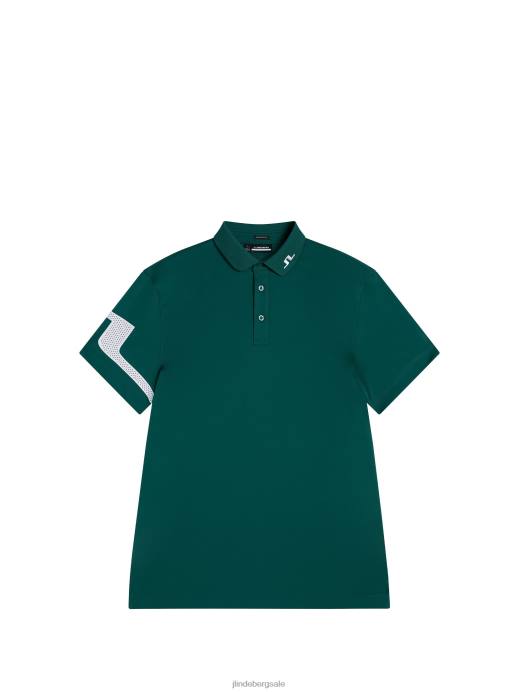 Men J.Lindeberg Rain Forest Heath Polo Clothing 8R62291