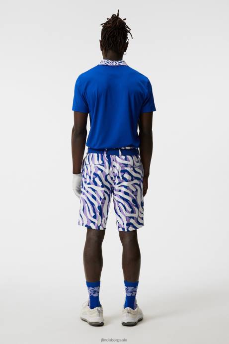 Men J.Lindeberg Surf the Web Glen Polo Clothing 8R62154