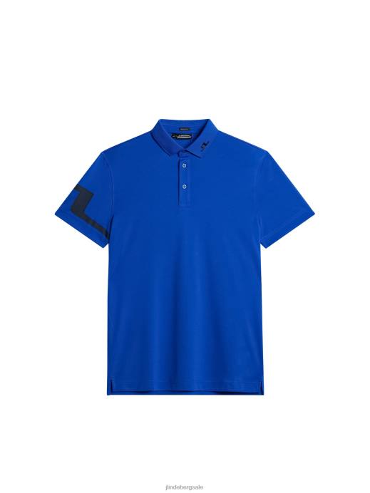 Men J.Lindeberg Surf the Web Heath Polo Clothing 8R62123