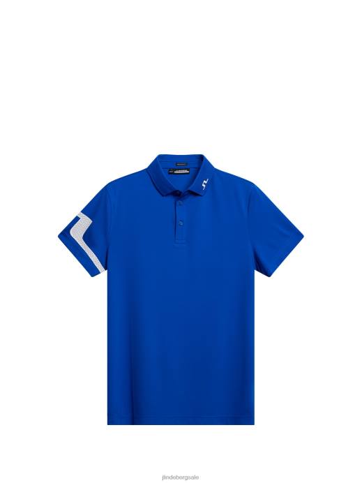 Men J.Lindeberg Surf the Web Heath Polo Clothing 8R62144