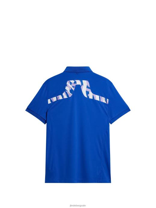 Men J.Lindeberg Surf the Web Kv Polo Clothing 8R62139