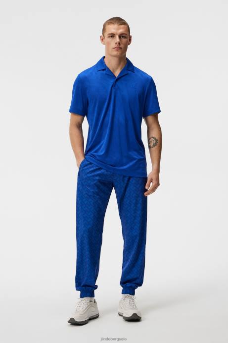 Men J.Lindeberg Surf the Web Resort Relaxed Polo Clothing 8R62153