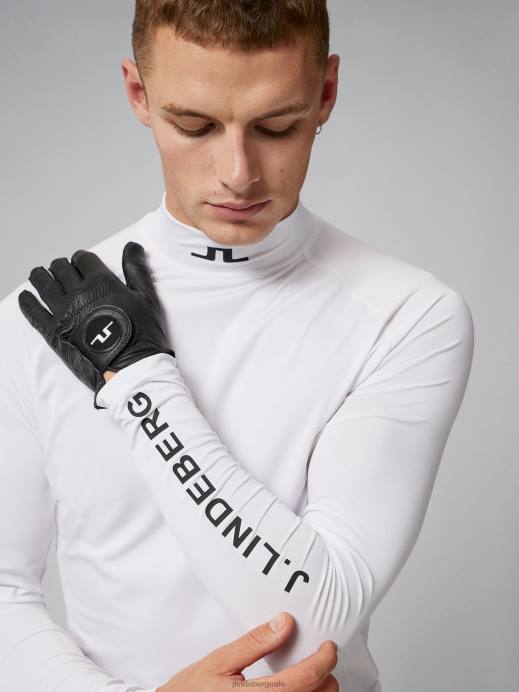 Men J.Lindeberg White Aello Soft Compression Clothing 8R62351