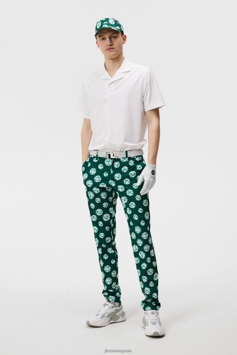 Men J.Lindeberg White Resort Shirt Clothing 8R62202