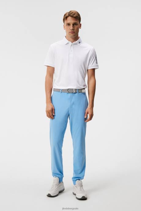 Men J.Lindeberg White Tour Tech Slim Polo Clothing 8R6291
