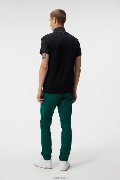 Men J.Lindeberg Black Liam Knitted Vest Clothing 8R62544