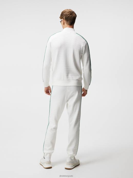 Men J.Lindeberg Bridge Stripe Patchwork Robin Knitted Sweater Clothing 8R62598