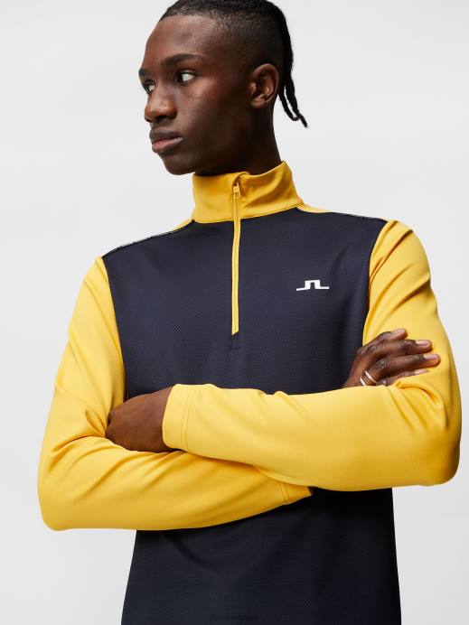 Men J.Lindeberg Citrus Terry Mid Layer Clothing 8R62631