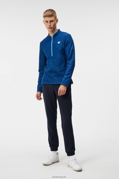 Men J.Lindeberg Estate Blue Drumstick Mid Layer Clothing 8R62511