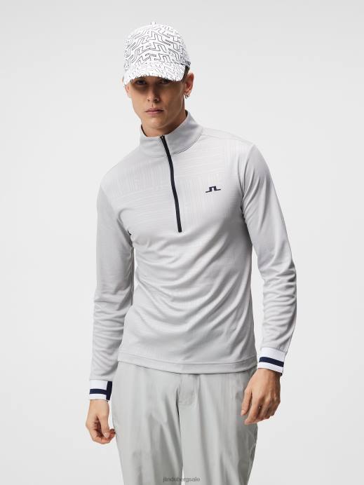 Men J.Lindeberg High Rise Danny Debossed Mid Layer Clothing 8R62628