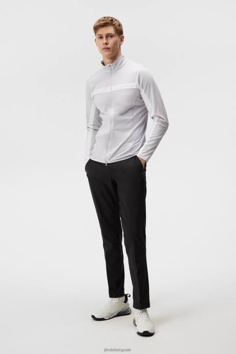 Men J.Lindeberg Light Grey Melange Jarvis Mid Layer Clothing 8R62620
