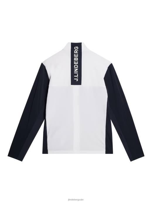 Men J.Lindeberg Navy Banks Mid Layer Clothing 8R62499