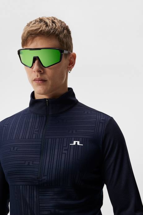 Men J.Lindeberg Navy Danny Debossed Mid Layer Clothing 8R62629