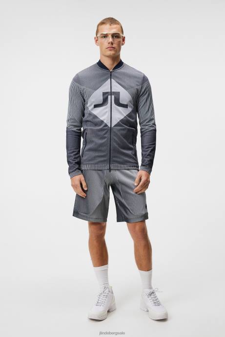 Men J.Lindeberg Navy Diamond Seamless Mid Layer Clothing 8R62645