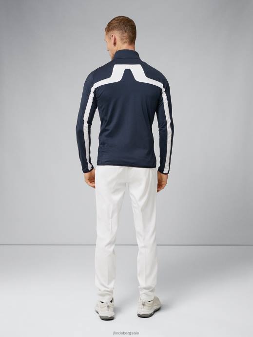 Men J.Lindeberg Navy Jarvis Mid Layer Clothing 8R62670