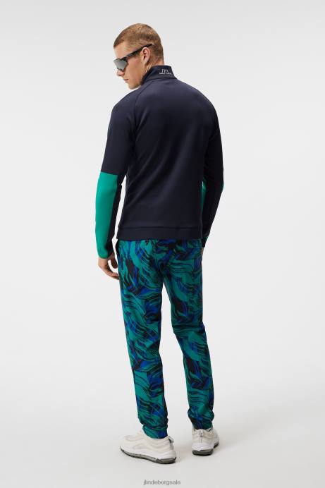 Men J.Lindeberg Navy Lazarus Mid Layer Clothing 8R62533