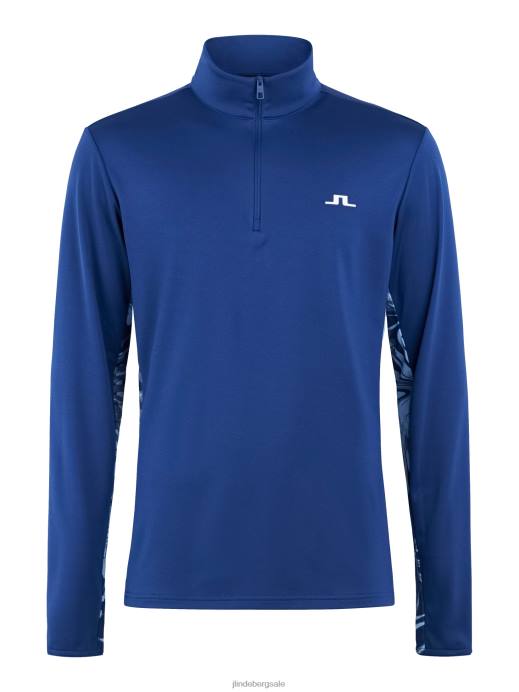 Men J.Lindeberg Navy Peony Emanuel Mid Layer Clothing 8R62663