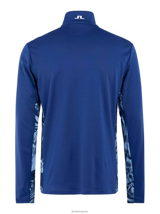 Men J.Lindeberg Navy Peony Emanuel Mid Layer Clothing 8R62663