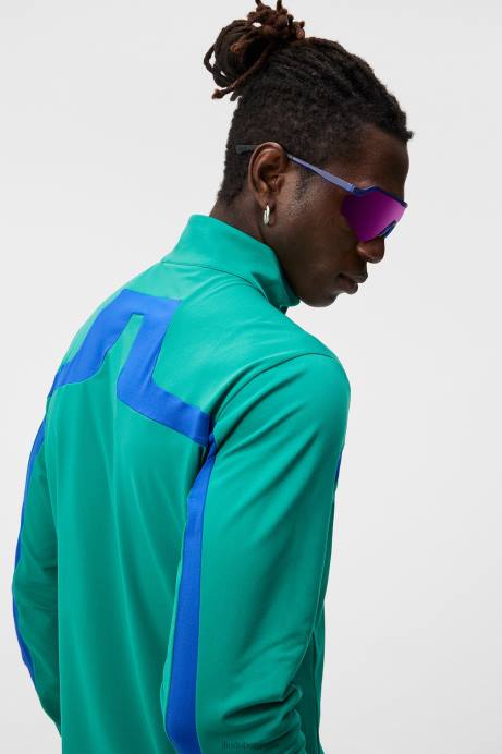 Men J.Lindeberg Proud Peacock Jarvis Mid Layer Clothing 8R62520