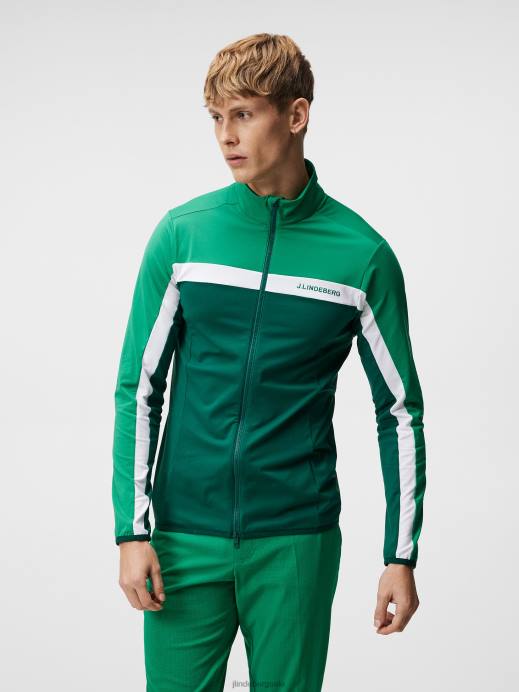 Men J.Lindeberg Rain Forest Jarvis Mid Layer Clothing 8R62618