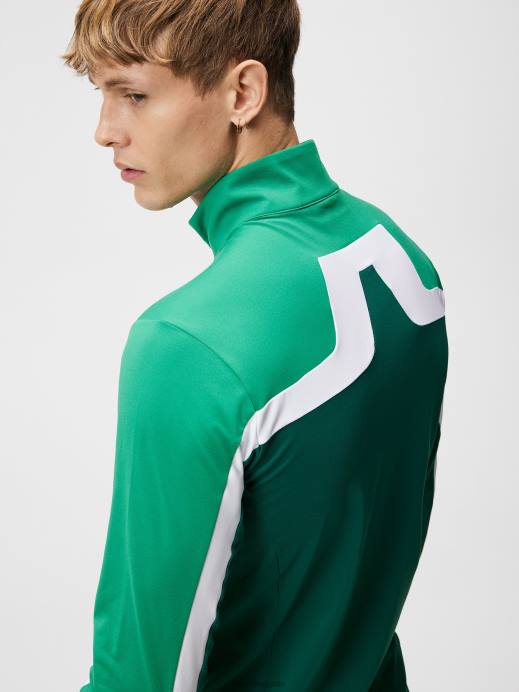 Men J.Lindeberg Rain Forest Jarvis Mid Layer Clothing 8R62618