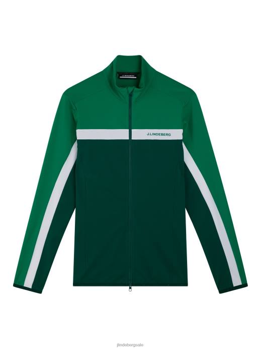 Men J.Lindeberg Rain Forest Jarvis Mid Layer Clothing 8R62618