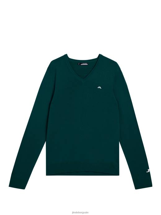 Men J.Lindeberg Rain Forest Lymann Knitted Sweater Clothing 8R62654