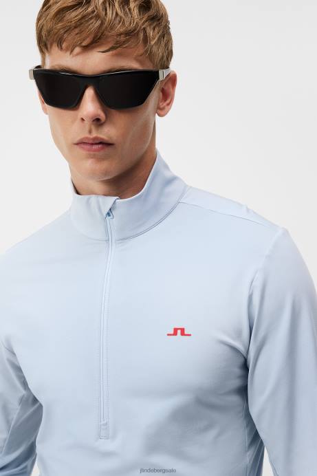 Men J.Lindeberg Skyway Luke Half Zip Mid Layer Clothing 8R62529