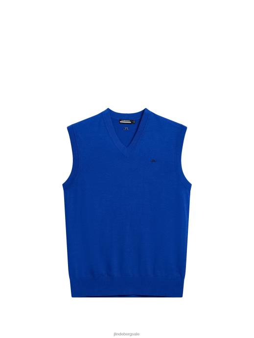 Men J.Lindeberg Surf the Web Liam Knitted Vest Clothing 8R62562