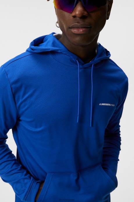 Men J.Lindeberg Surf the Web Roland Hood Clothing 8R62567