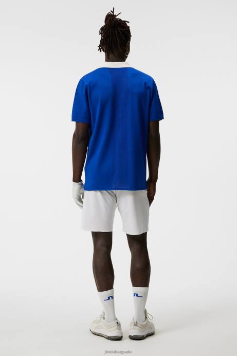 Men J.Lindeberg Surf the Web Wynn Knitted Shirt Clothing 8R62563