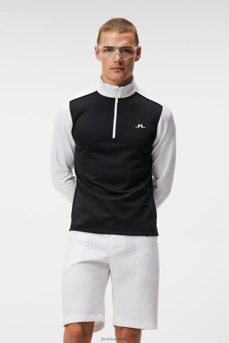 Men J.Lindeberg White Terry Mid Layer Clothing 8R62632