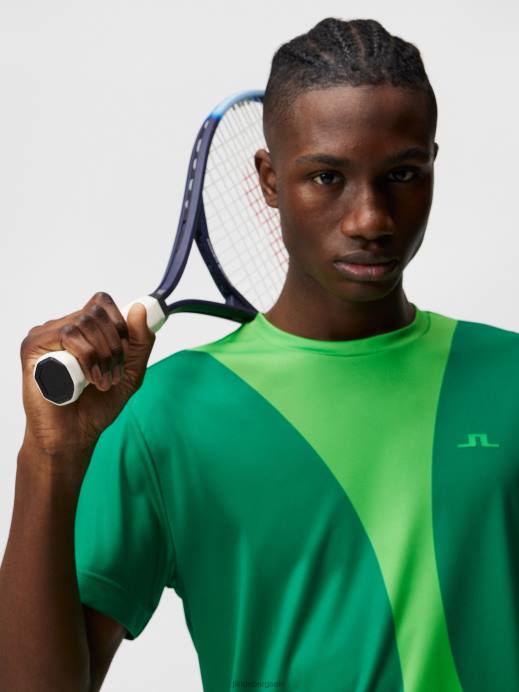 Men J.Lindeberg Bosphorus Big Spots Tee Clothing 8R62182