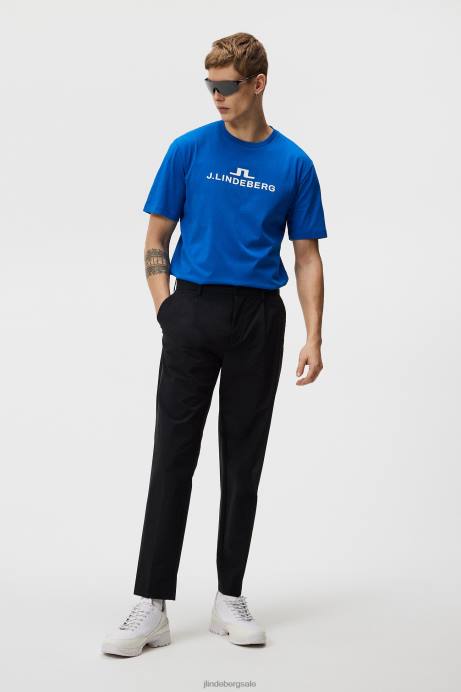 Men J.Lindeberg Lapis Blue Alpha T-shirt Clothing 8R62180