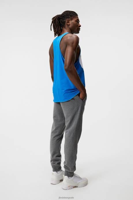 Men J.Lindeberg Lapis Blue Big Bridge Tank Top Clothing 8R62184