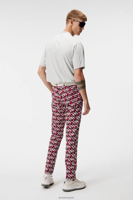 Men J.Lindeberg Light Grey Melange Alf T-shirt Clothing 8R6267